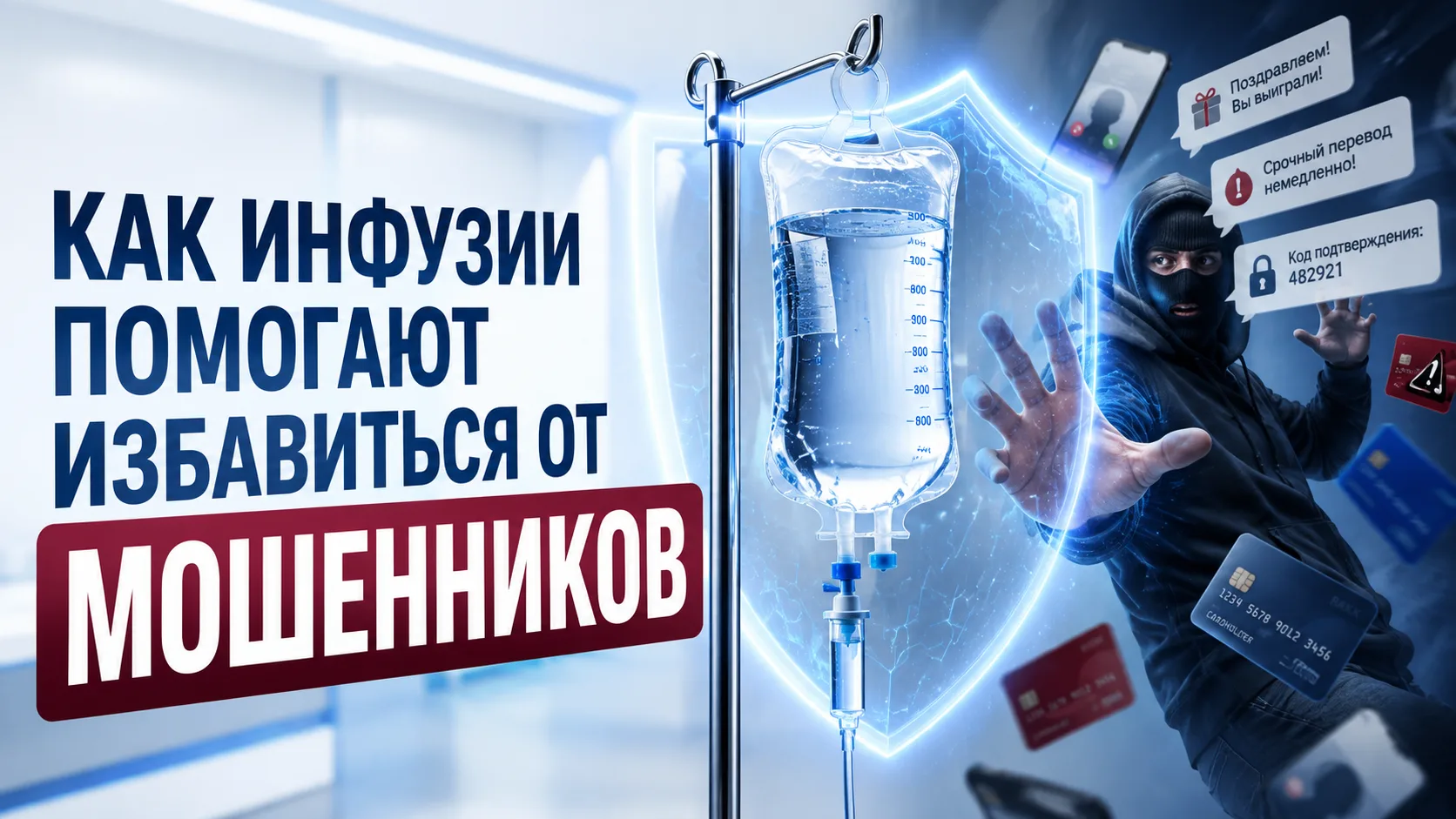 Как инфузии помогают избавиться от мошенников?