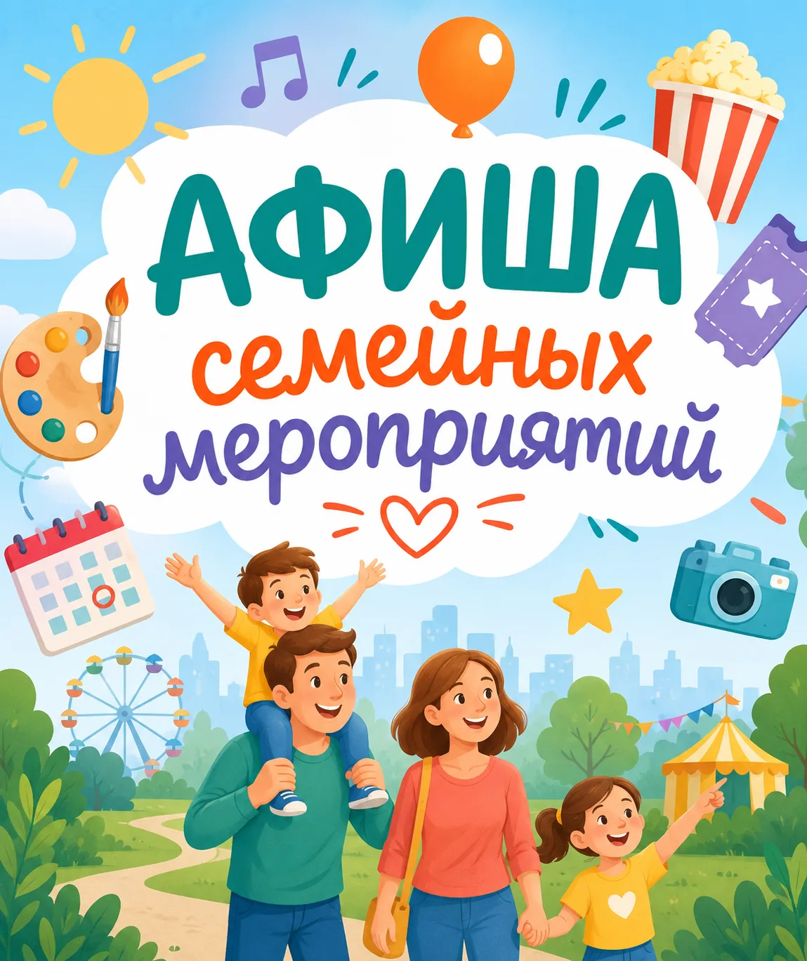 💚 Афиша семейных мероприятий