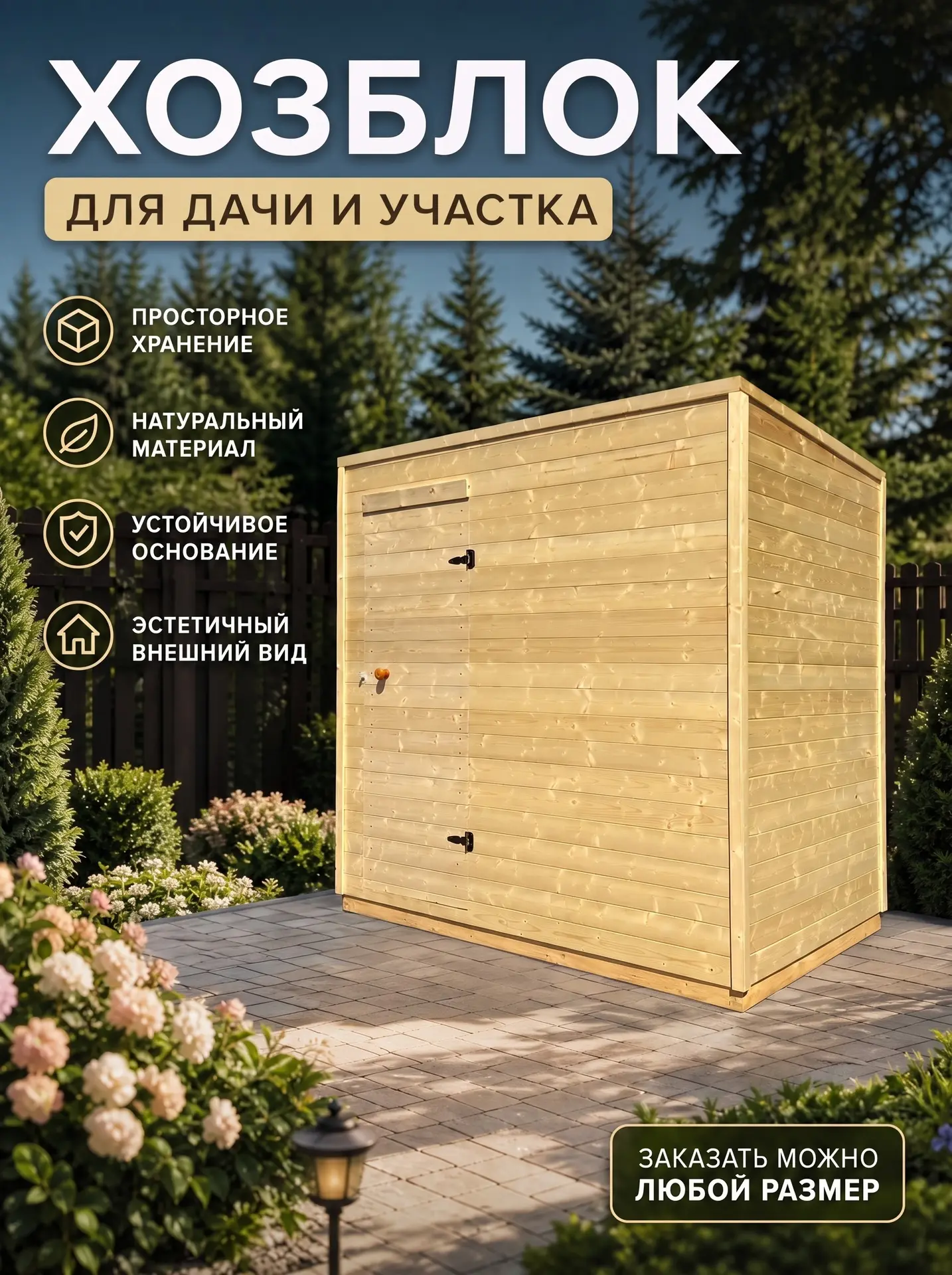 Ждём Ваши заказы на хозблоки любых размеров 🏠