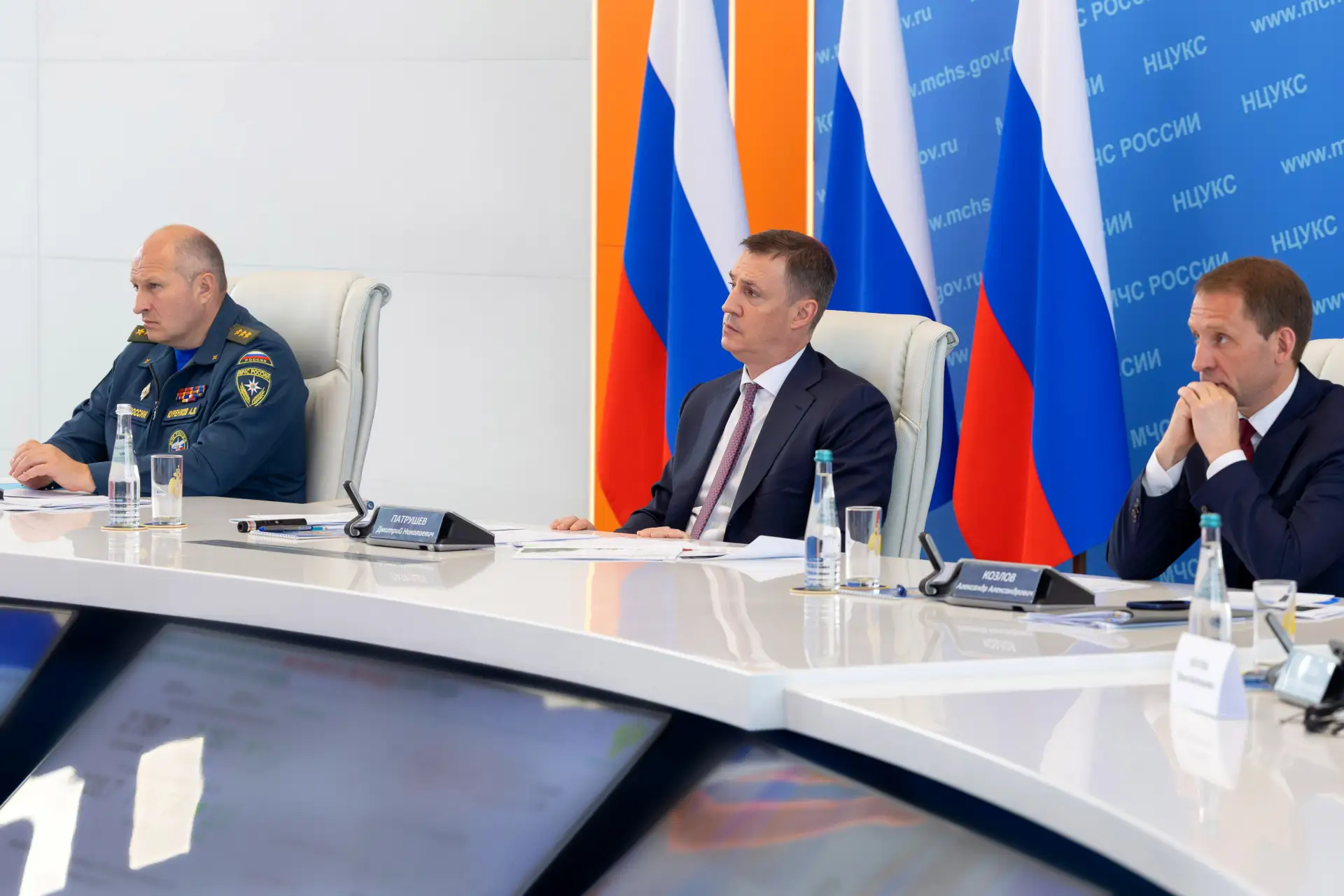 Дмитрий Патрушев: Площадь природных пожаров на данный момент в 3 раза меньше по сравнен...