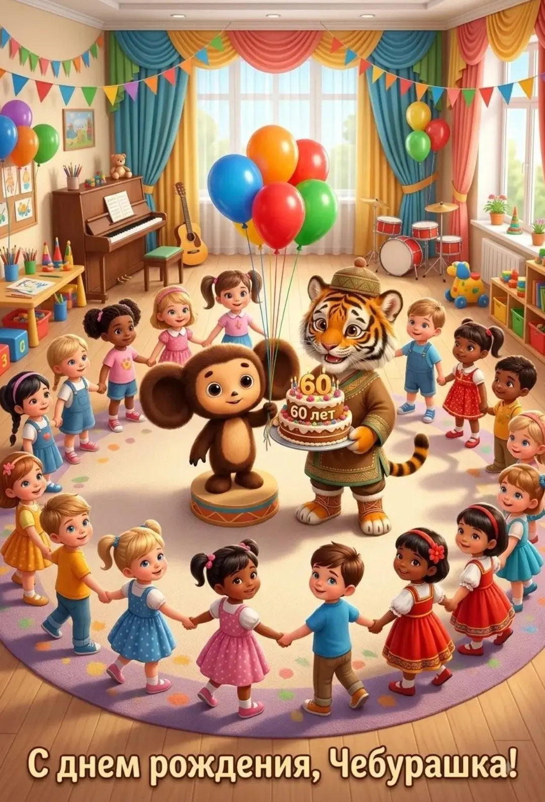 🎉🎉🎉Сегодня, 20 августа, отмечается День Рождения Чебурашки ✨🎂🎉🎂