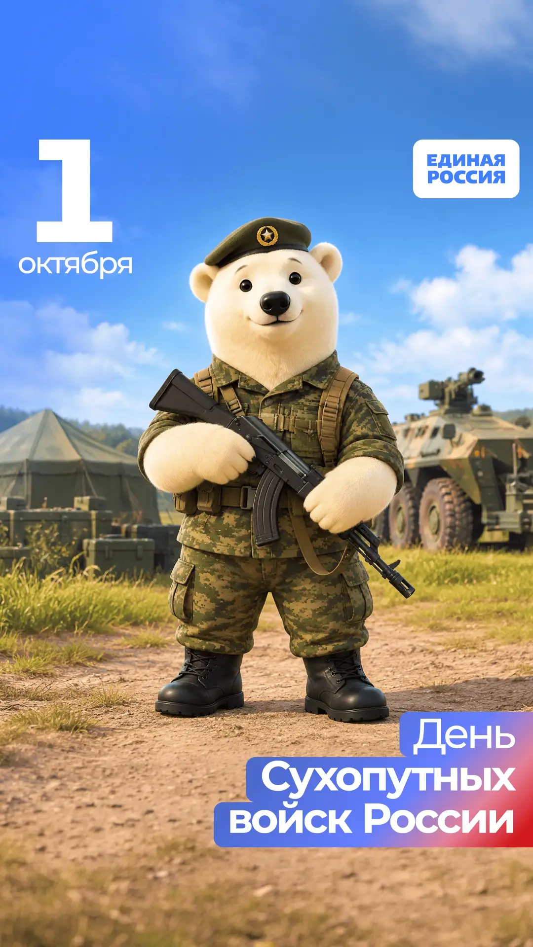Сегодня, 1 октября, отмечается День сухопутных войск России!