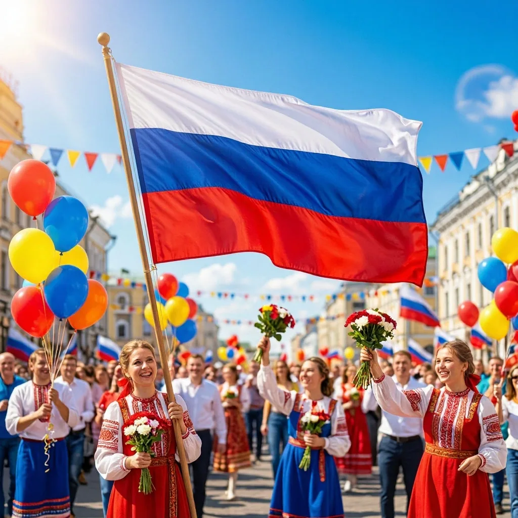 🇷🇺 12 июня — День России: Праздник нашей Родины! 🗽 
 
Сегодня, 12 июня, вся наша страна отмечает 