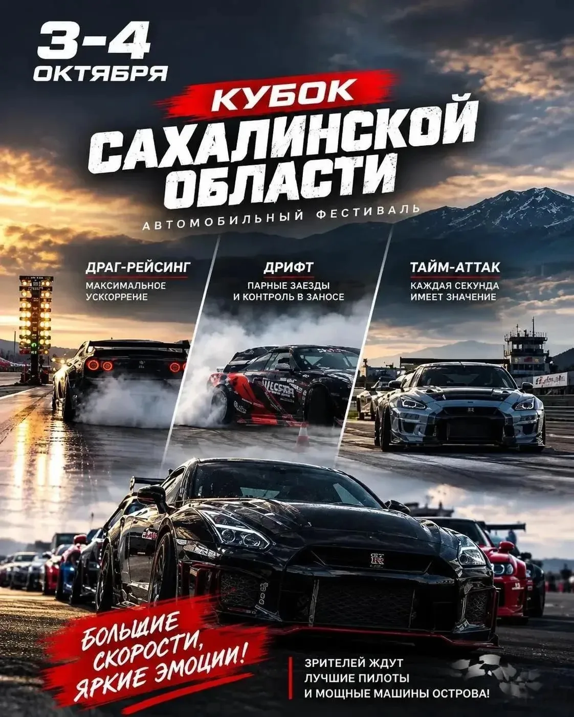 🔥 3 и 4 октября на дронопорте «Пушистый» пройдёт Кубок Сахалинской области по автомоби...