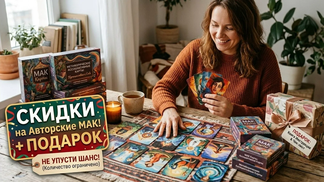 ⚡️ ВСЕГО 21 День остался: СКИДКИ НА МАК - АВТОРСКИЕ КАРТЫ «ЗОЛОТОЕ СЕЧЕНИЕ» + ПОДАРОК!