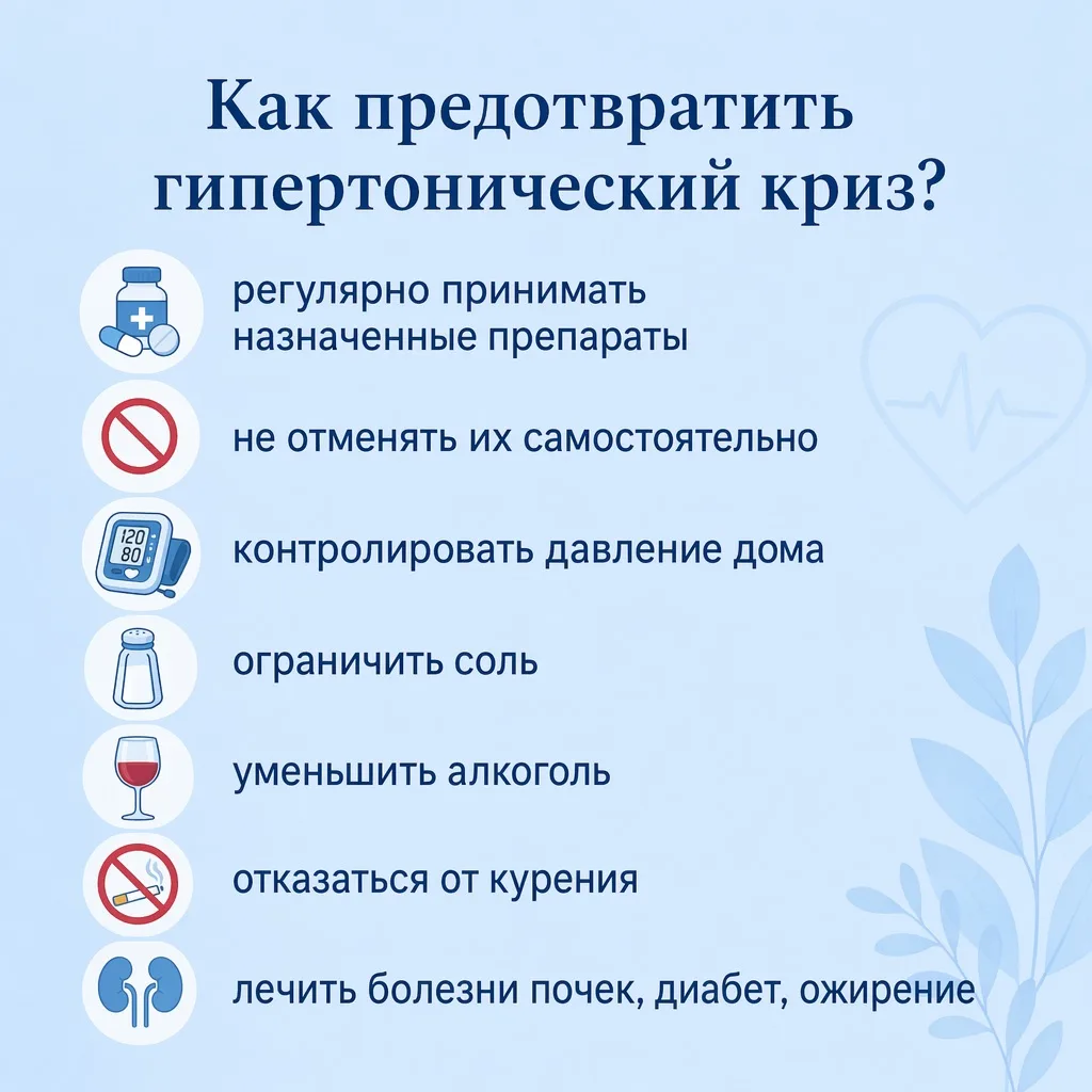 Гипертонический криз: опасный скачок давления, который нельзя игнорировать!  Обязательно сохраните э