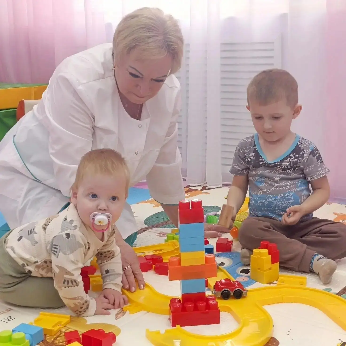 ❤️В группе кратковременного присмотра и ухода за детьми от рождения до 3-х лет Черемисиновского цент