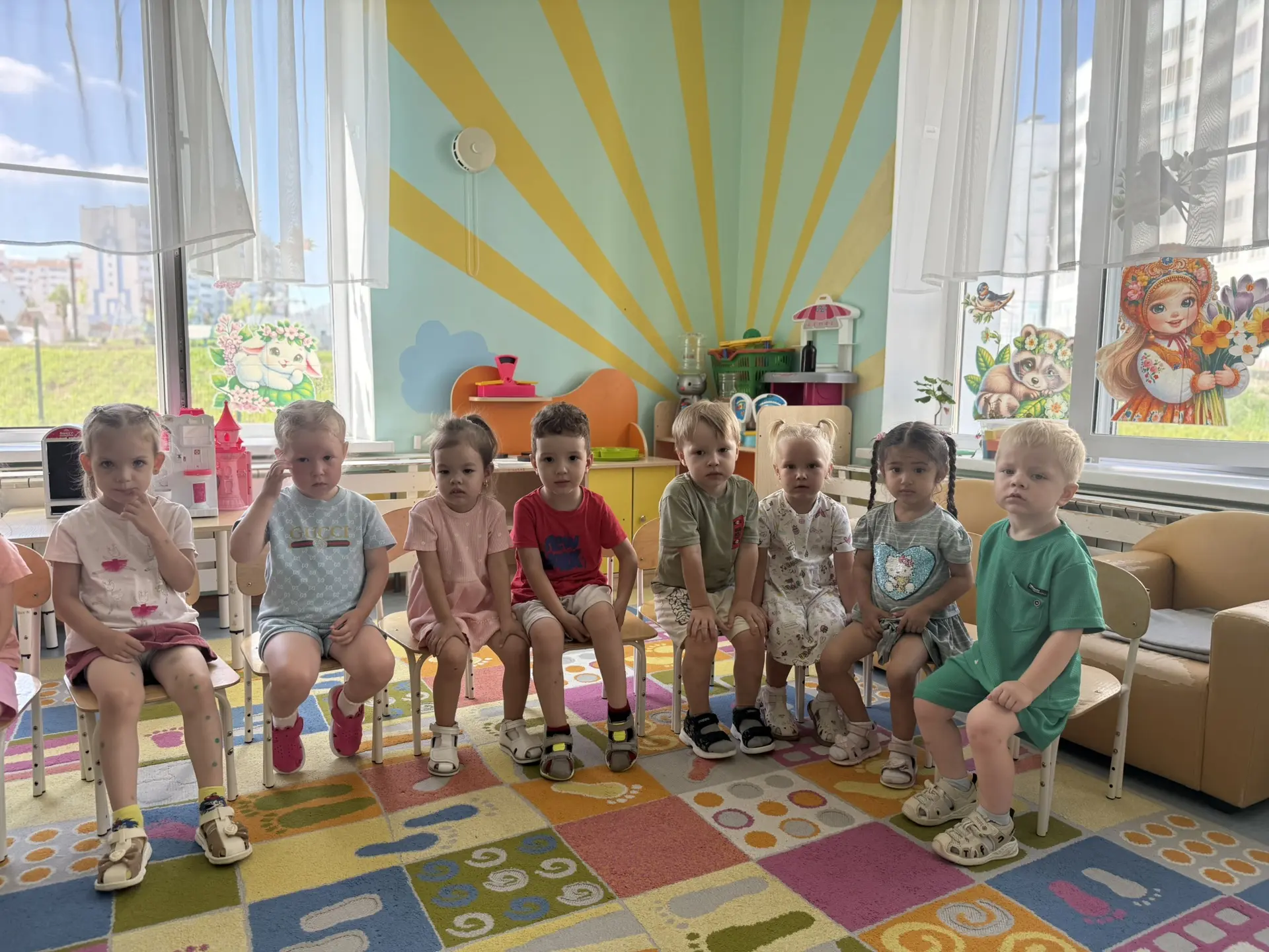 🎉 Группа «Крепыши» посвятила день теме «Тигр»! Ребята посмотрели про амурского тигра и узнали много