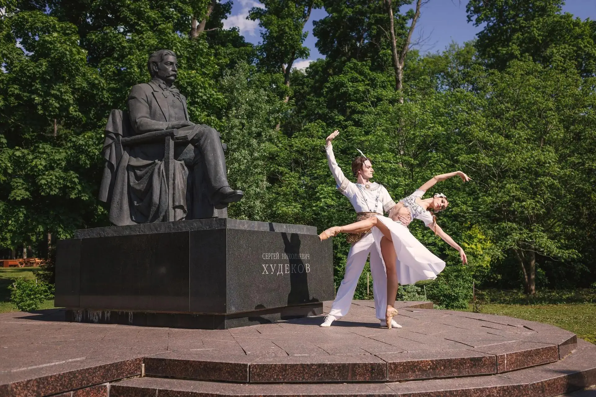 Какая красота! Рязанский театр балета устроил фотосессию в усадьбе Сергея Худекова в се...