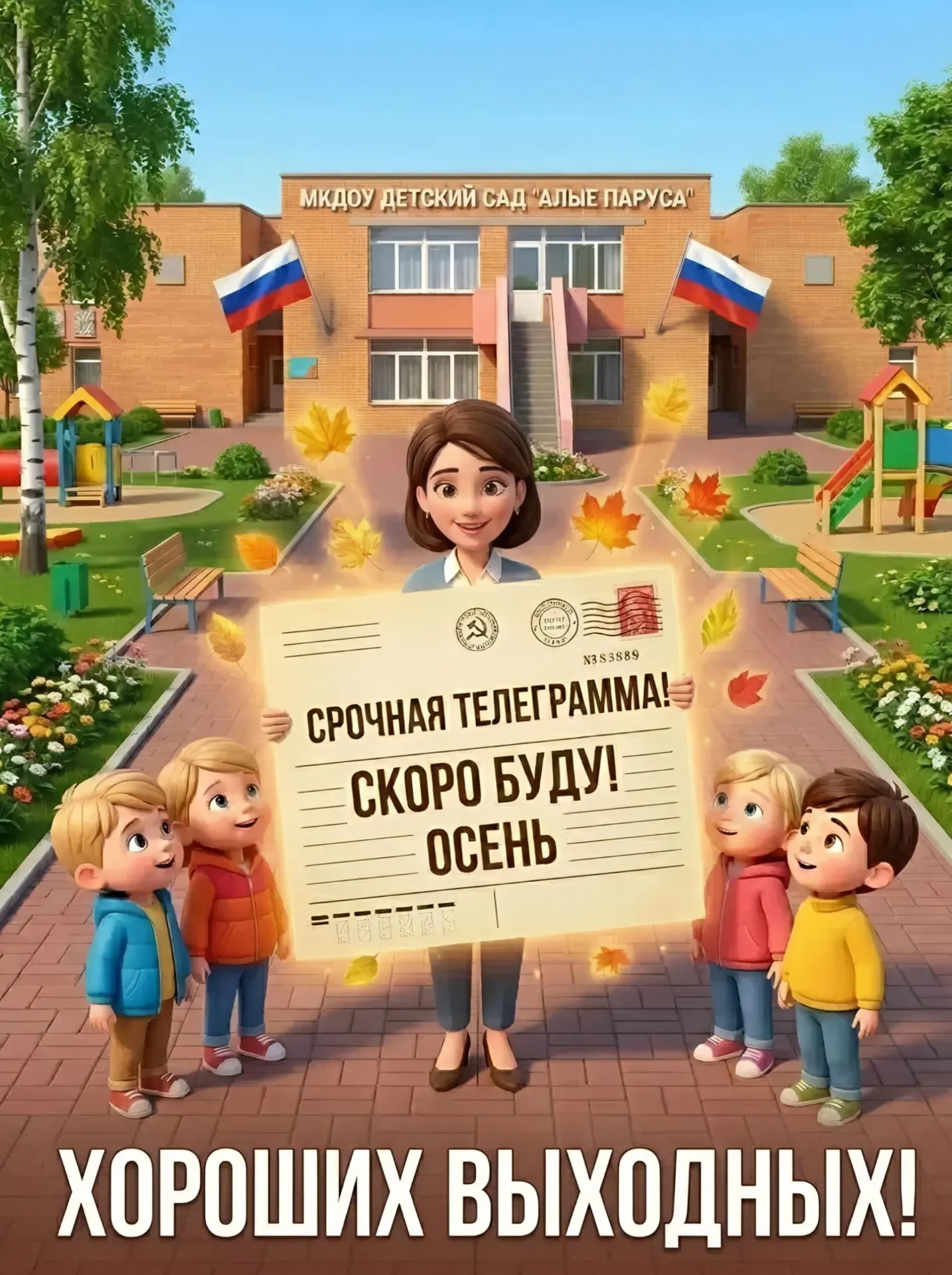 ✅☀️🤝 Сегодня — последняя пятница лета! 🤝☀️✅
