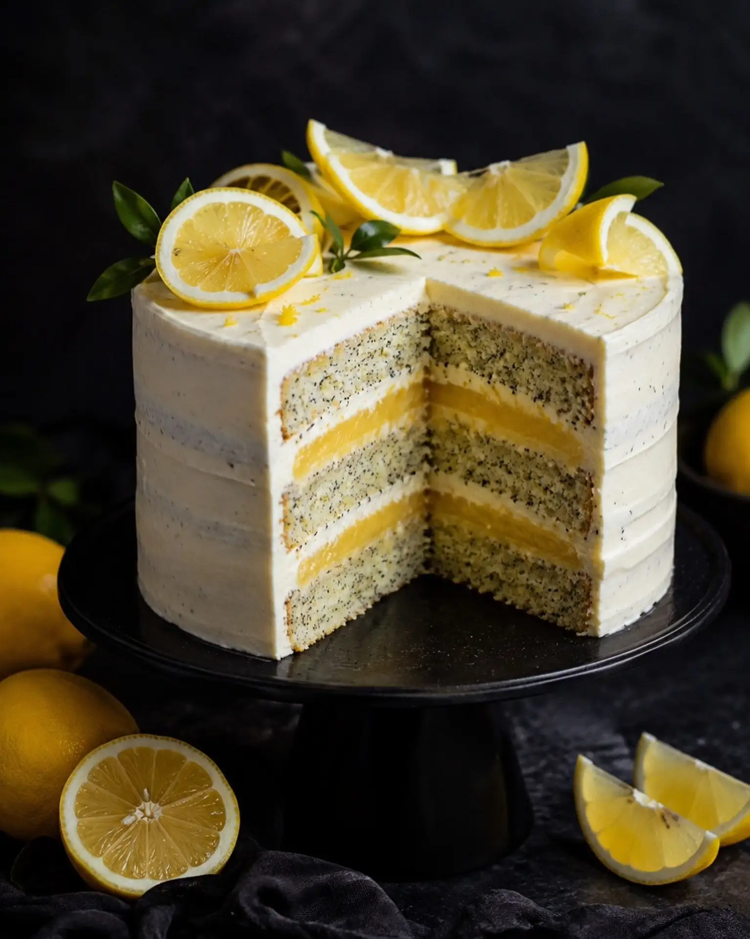 🍋 Лимонный торт с маком
