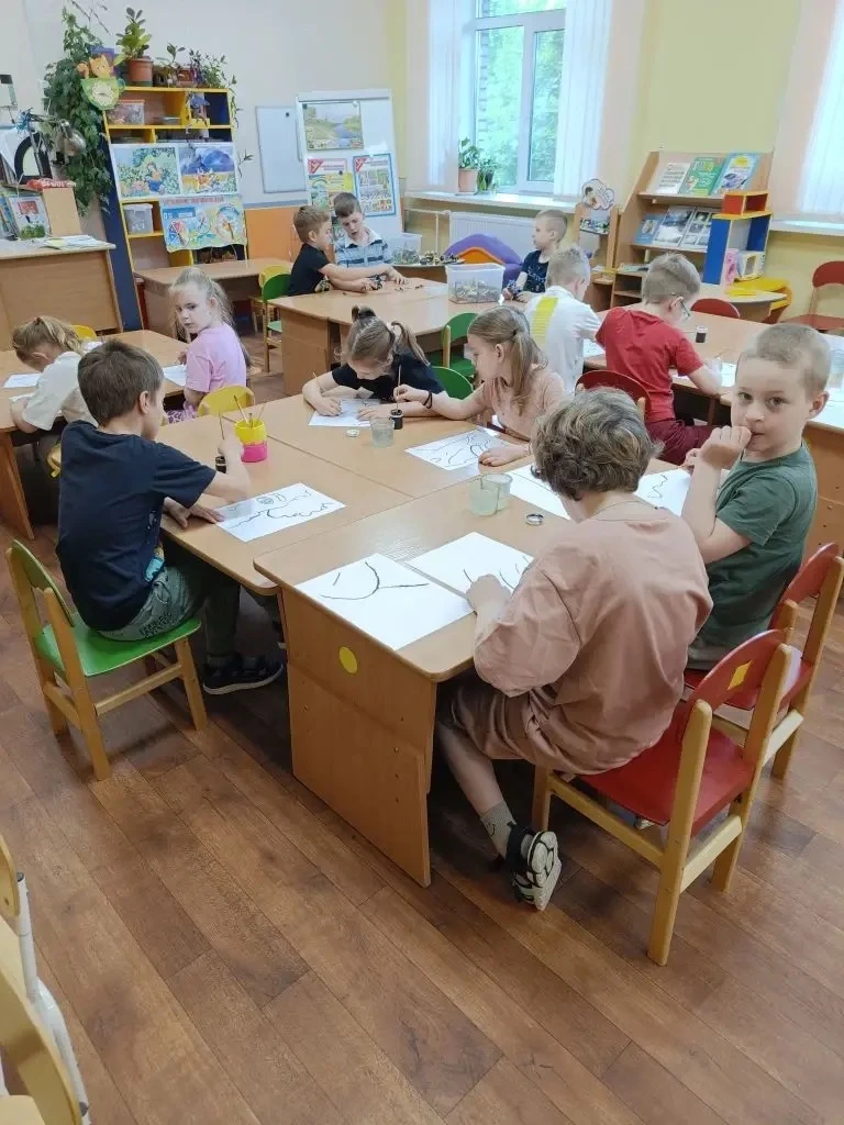 ✨В преддверии Пушкинского дня воспитанники подготовительной группы создали коллективный...
