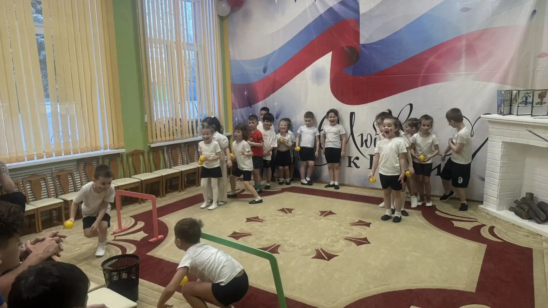 В преддверии праздника в дошкольном отделении Палисадик  прошли традиционные спортивные развлечения,