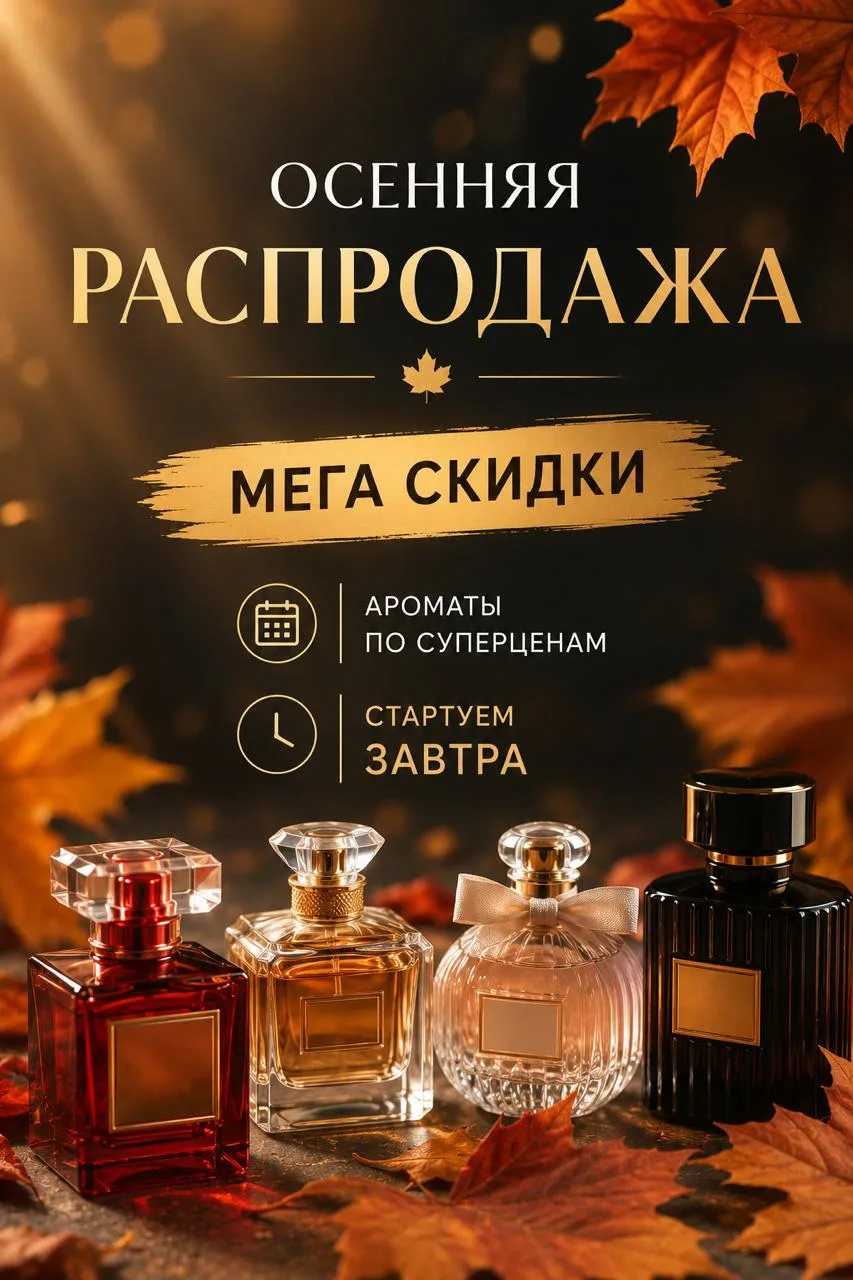 🍂🔥 БОЛЬШАЯ ОСЕННЯЯ РАСПРОДАЖА НАЧИНАЕТСЯ!