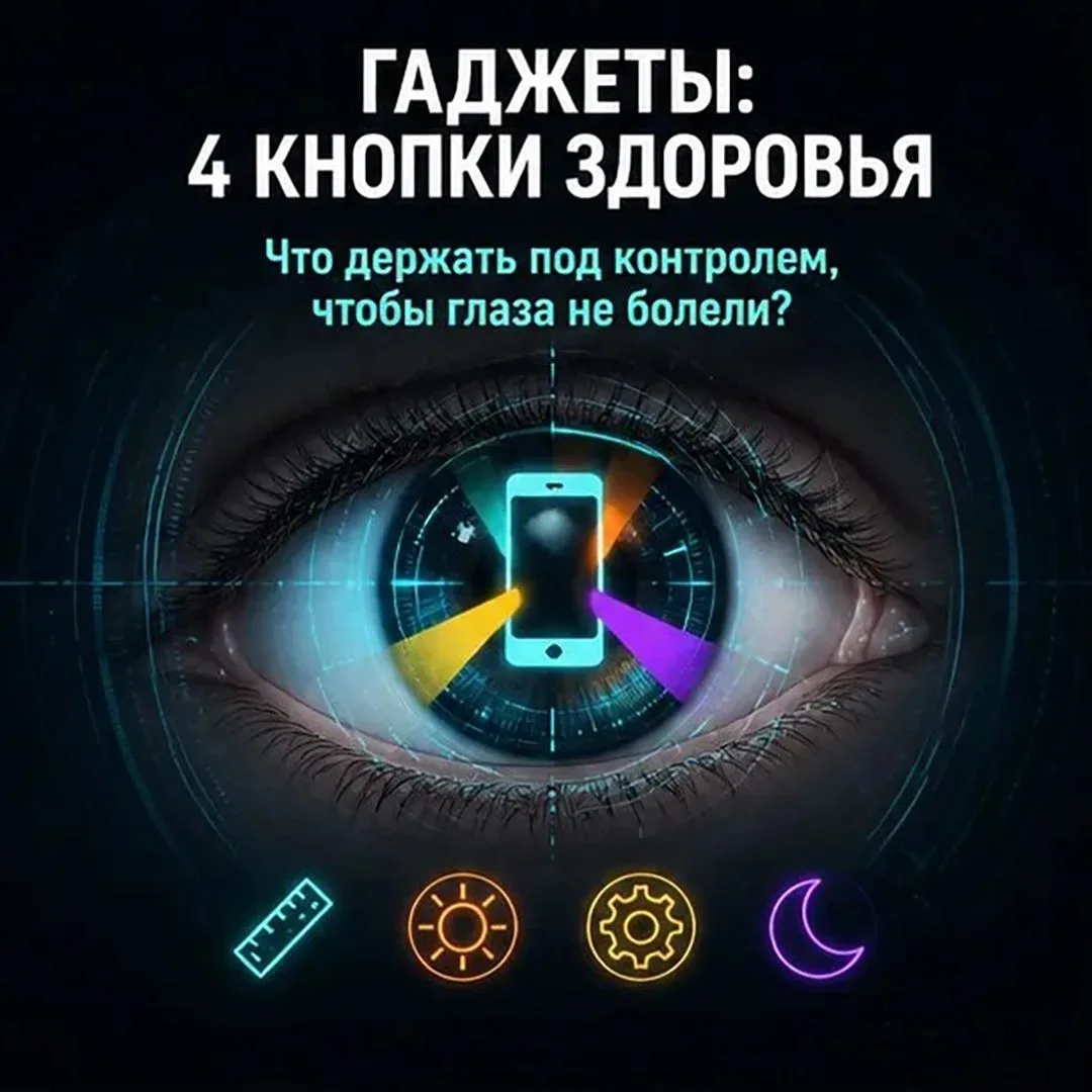 Стоп! Проверьте, как вы держите телефон прямо сейчас.
Если он ближе, чем вытянутая рука, а в комнате