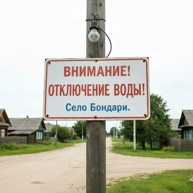 💦 Уважаемые жители с. Бондари!