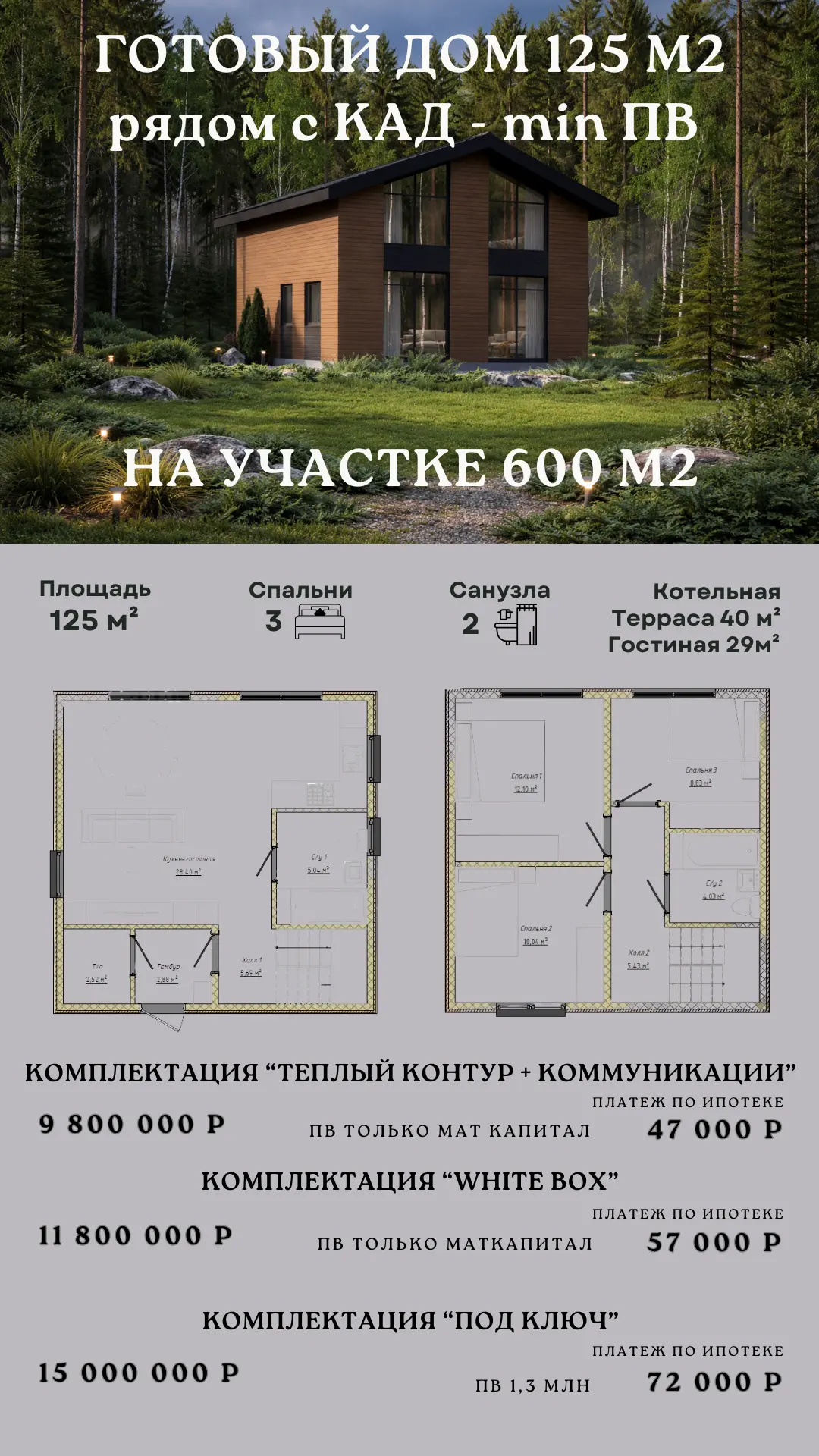 Готовый дом Перфект