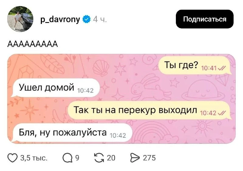 Обстановка последнего рабочего дня недели: