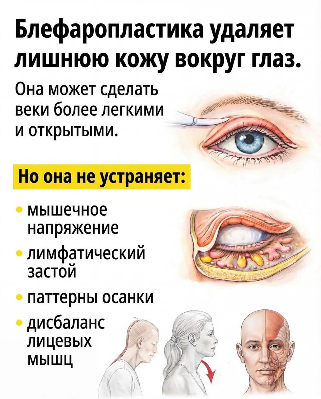 Блефаропластика: что важно знать, прежде чем решиться на операцию? 👁️

Блефаропластика - одна из са