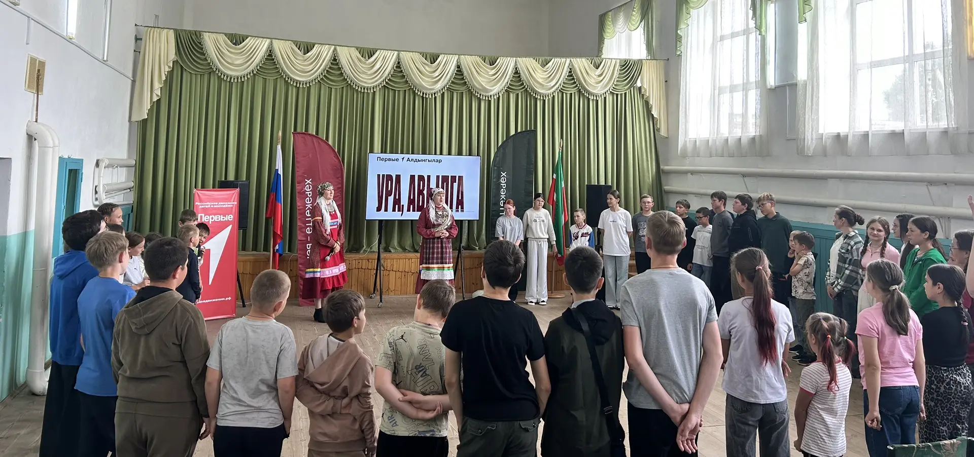 🎉 Первый день лагеря «Ура, авылга» в с. Ошторма Юмья! 🎉22 июня 2026 года стартовал лагерь, посвящё