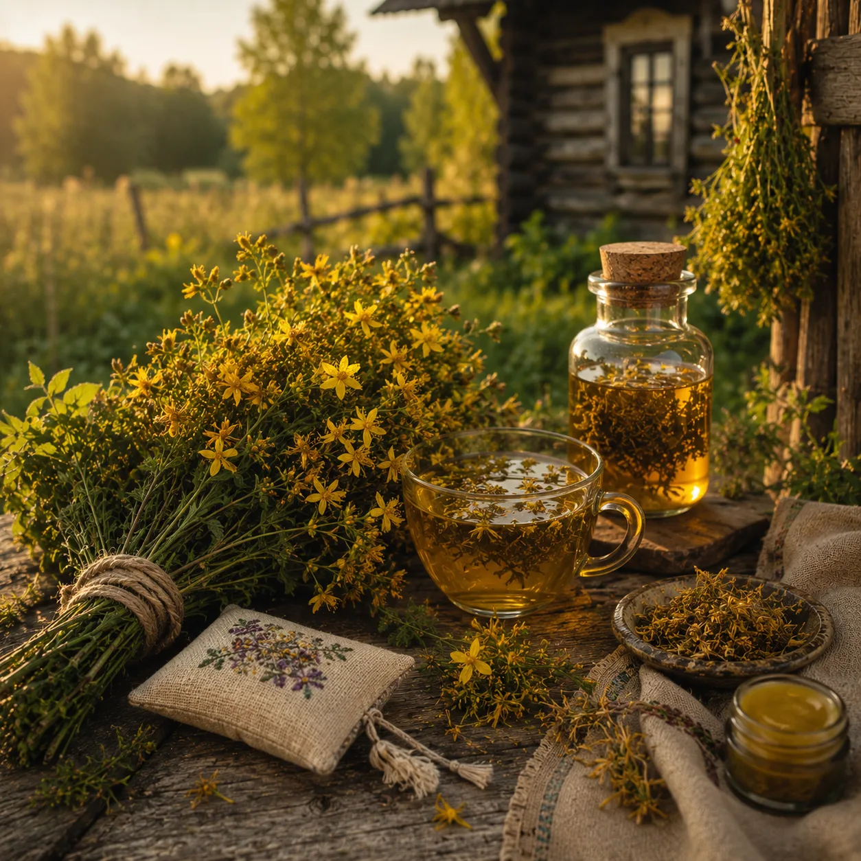 🌿 Зверобой — трава от девяноста девяти болезней

Так и говорили в народе. Не от одной — от девяност