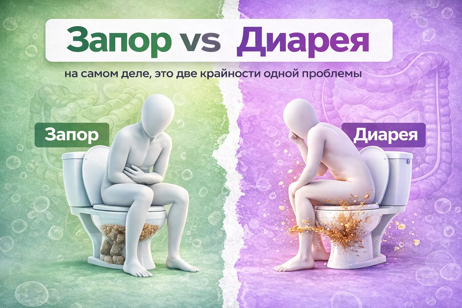 «А получится ли сегодня нормально сходить в туалет?» Для многих людей это не шутка и не преувеличени