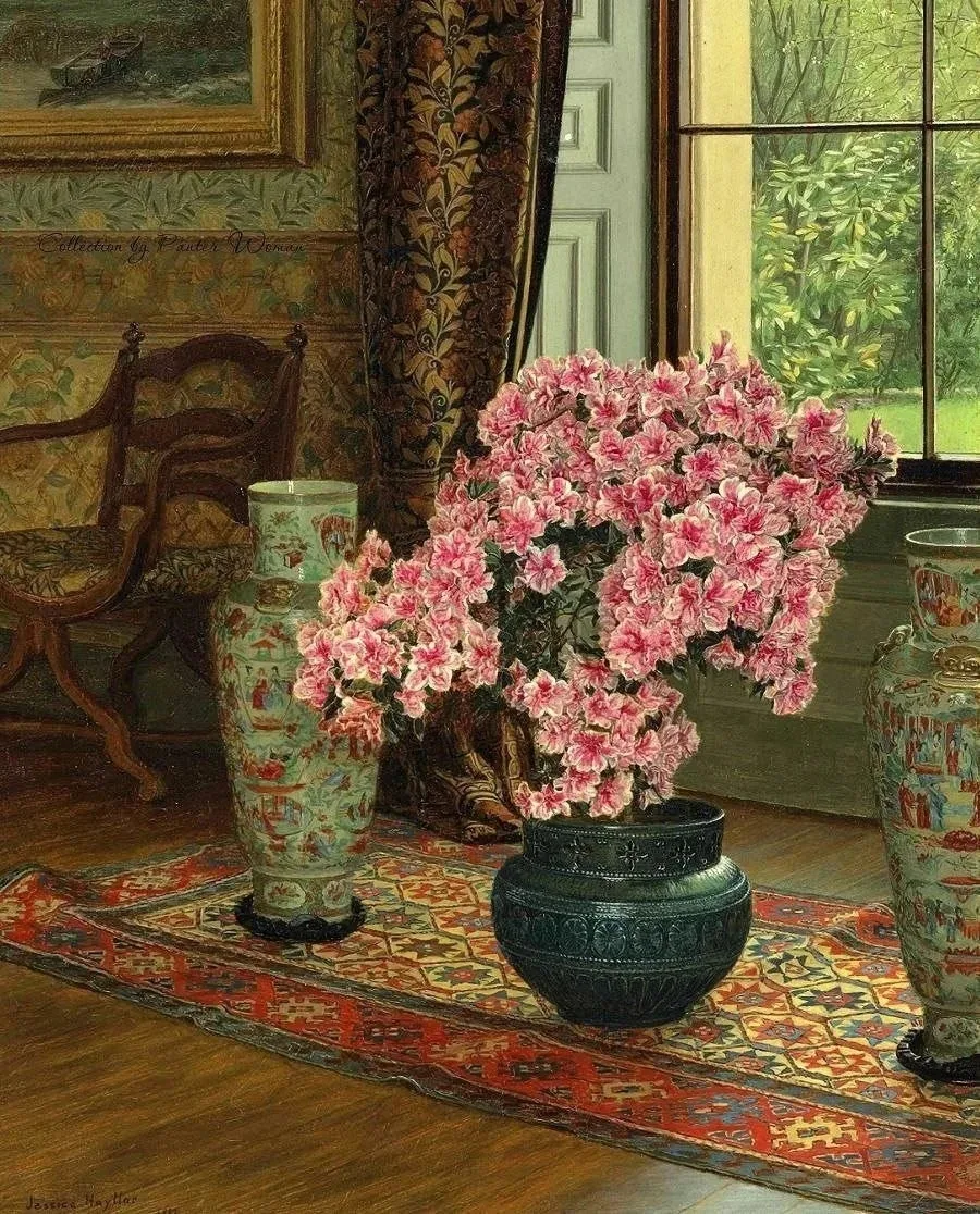 «Азалии» (Azaleas), 1887 г. 

Джессика Хейллар (Jessica Ellen Hayllar, 1858-1940) - британская худож