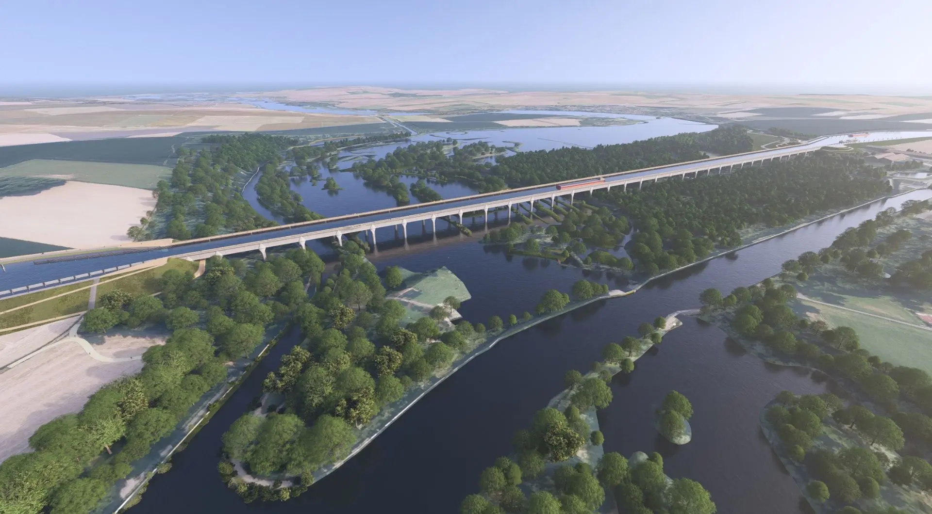 Pont-Canal de la Somme – это проект, который в будущем может стать достопримечательностью Франции и 