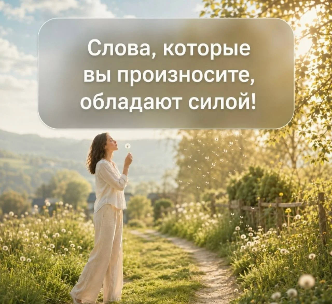 Ваши слова могут стать для кого-то источником радости, надежды и поддержки. Говорите лю...