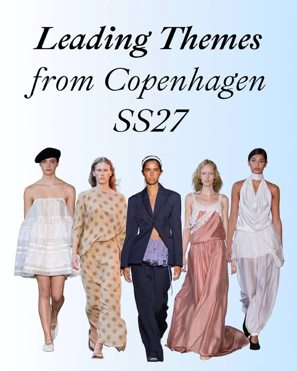 Copenhagen Fashion Week SS27: сдвиг от сдержанности к эмоциональному разнообразию