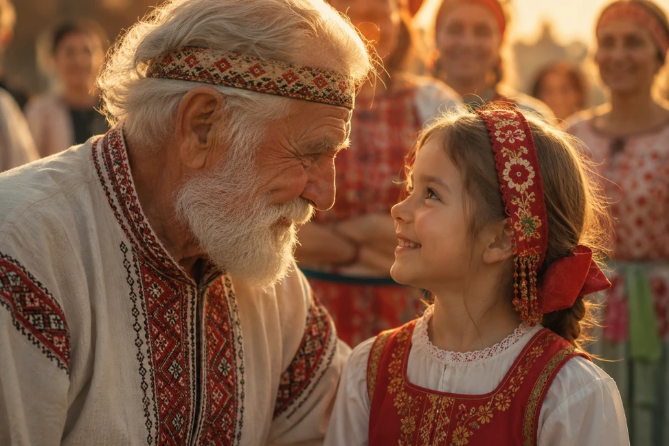 Сказки, которые мы слушали в детстве, песни наших бабушек, шумные колядки, хороводы, народные промыс