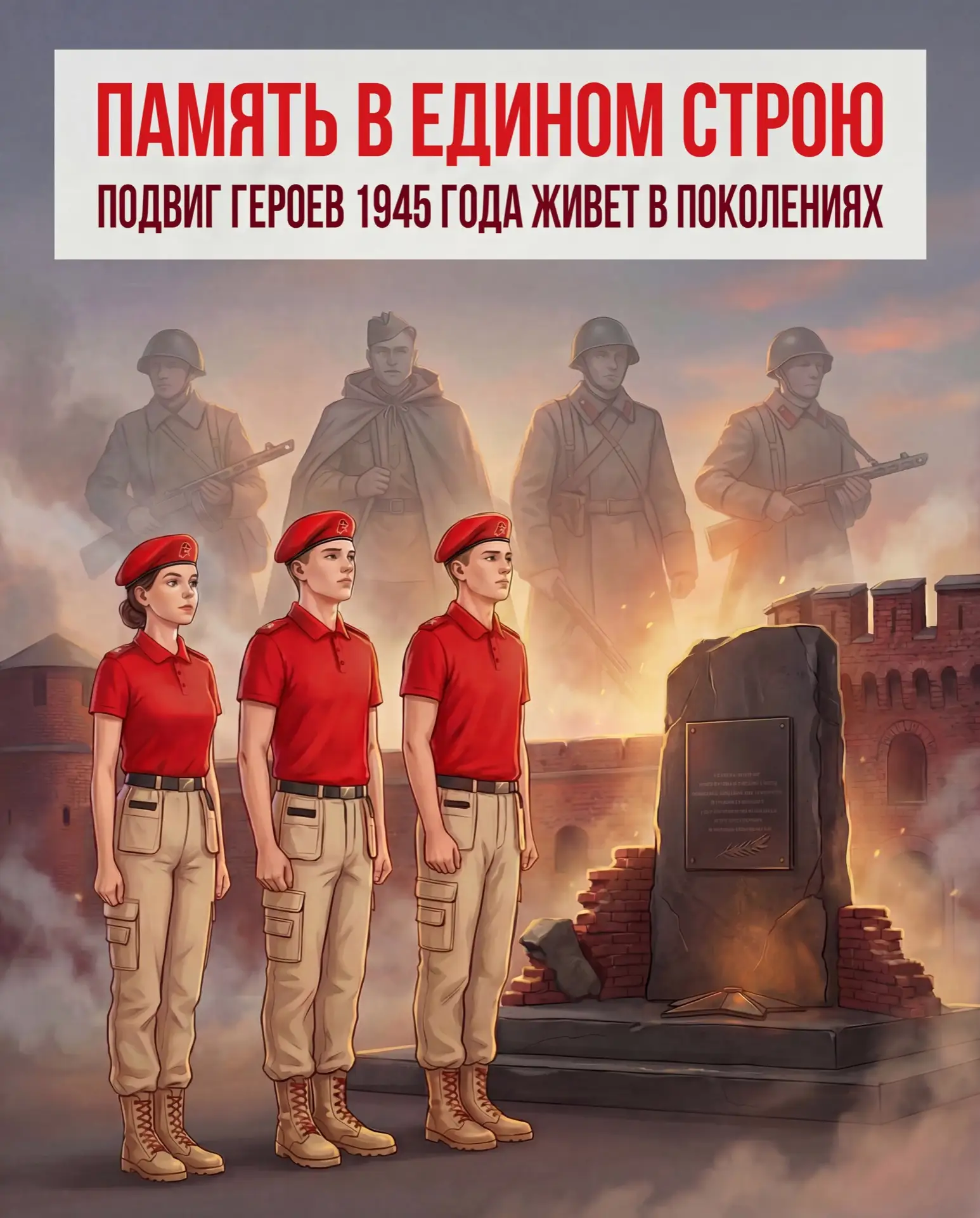 День героического штурма и взятия Кёнигсберга🕯️  В этом году мы впервые отмечаем официально эту дату