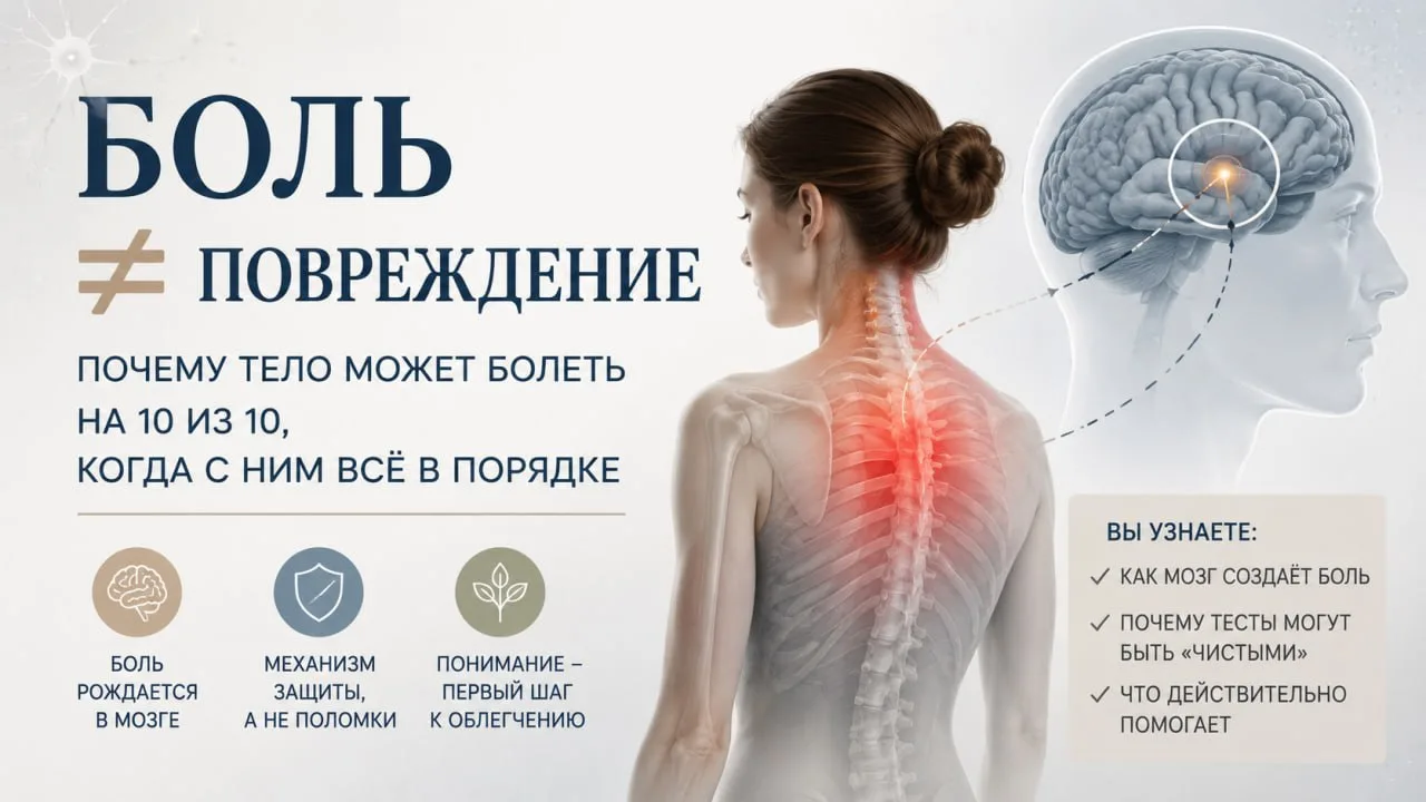 Несколько дней назад ко мне пришла пациентка. Боль — десять из десяти. 

По её словам, будто внутри 
