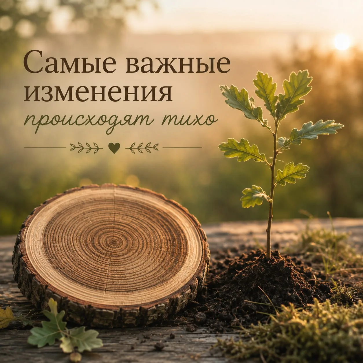 Самые важные изменения мы редко замечаем сразу