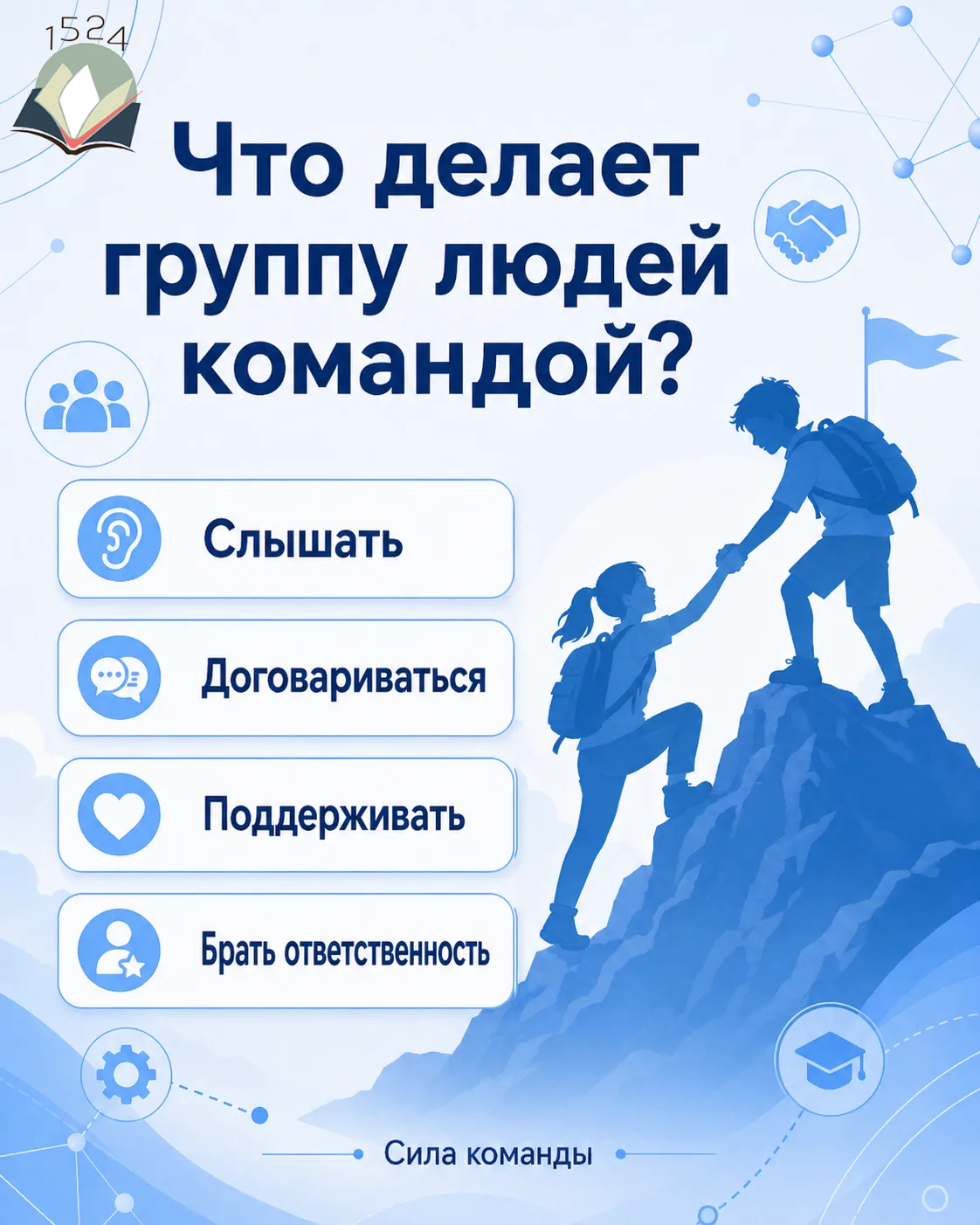 Когда один плюс один больше двух 🤝  Команда начинается не с чата и не с распределения ролей. Она нач