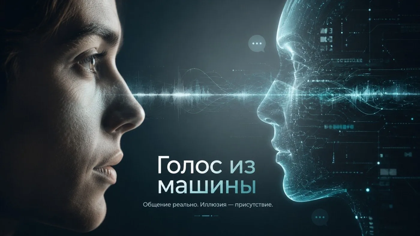 Опубликовал на Хабре эссе «Голос из машины» — о том, почему разговор с ИИ может ощущать...