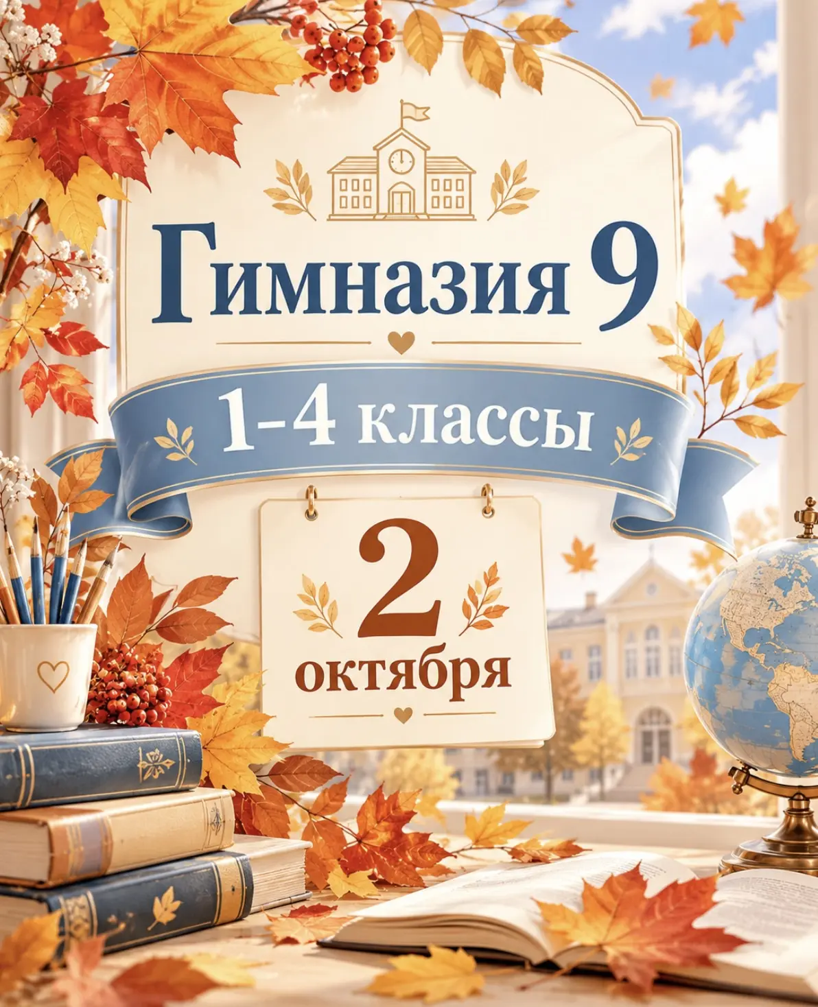 🍁 КРАСКИ ОСЕНИ В ГИМНАЗИИ № 9🍂