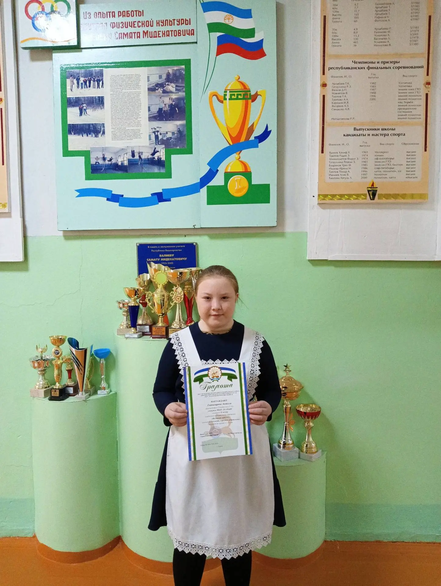 Каждый понедельник в нашей школе начинается с общешкольной линейки и с исполнения гимна...