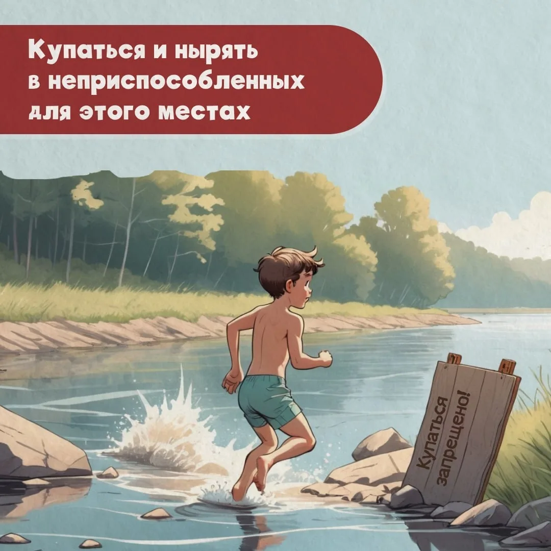 ☀️  Лето — долгожданная пора для отдыха, игр и купания. Чтобы радость от тёплых дней не омрачилась б