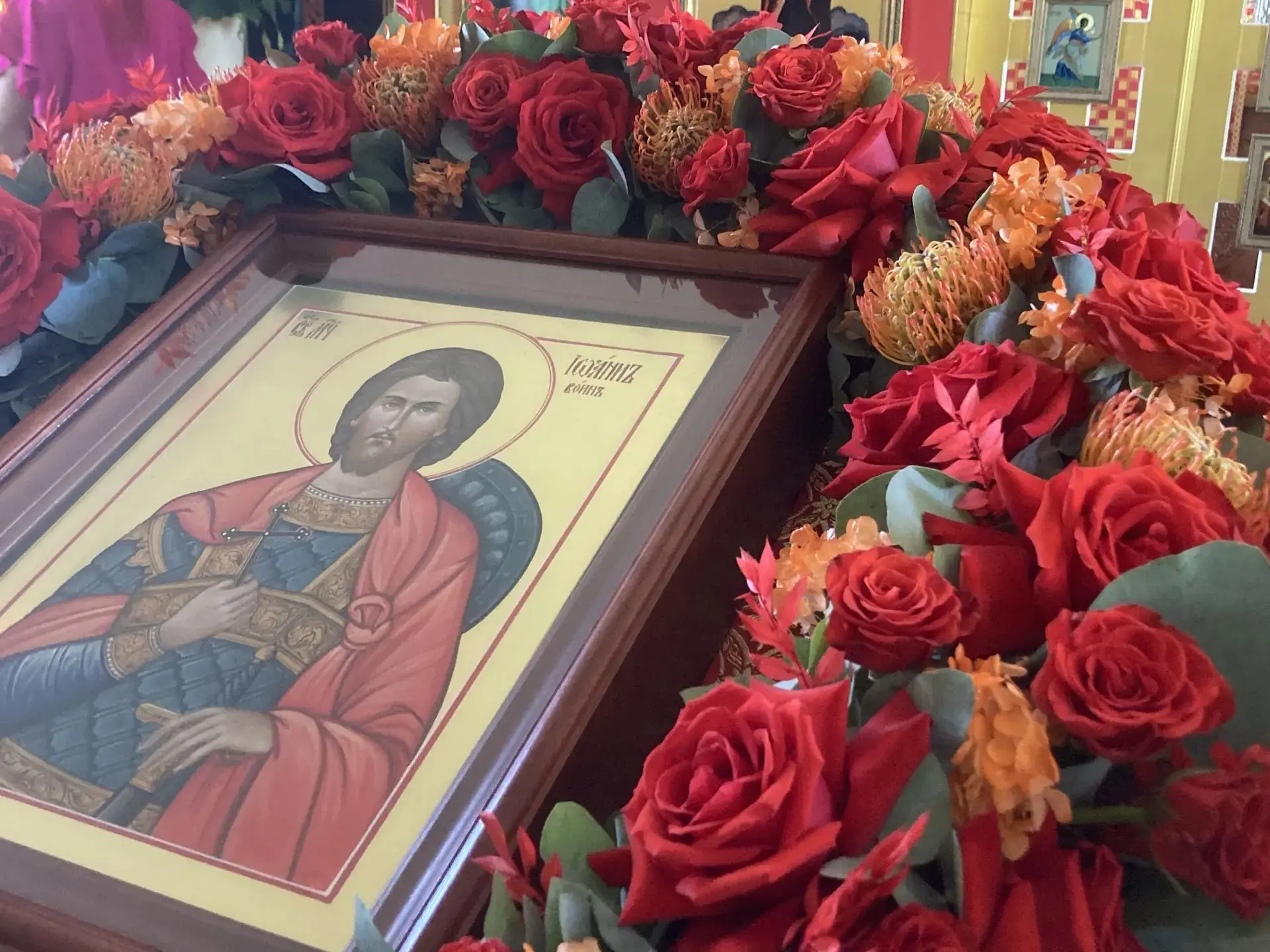 Сегодня, в канун дня памяти святого мученика Иоанна Воина, в нашем храме было совершено...
