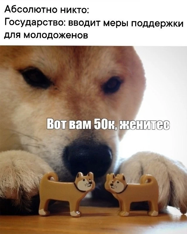 ⚡️В Госдуме предложили ввести свадебный вычет до 50 тысяч рублей.
