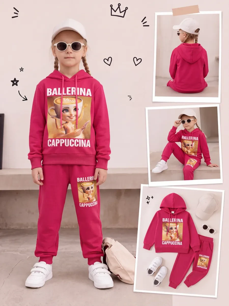 ⚡️ Спортивный костюм для девочек, Azarger Kids