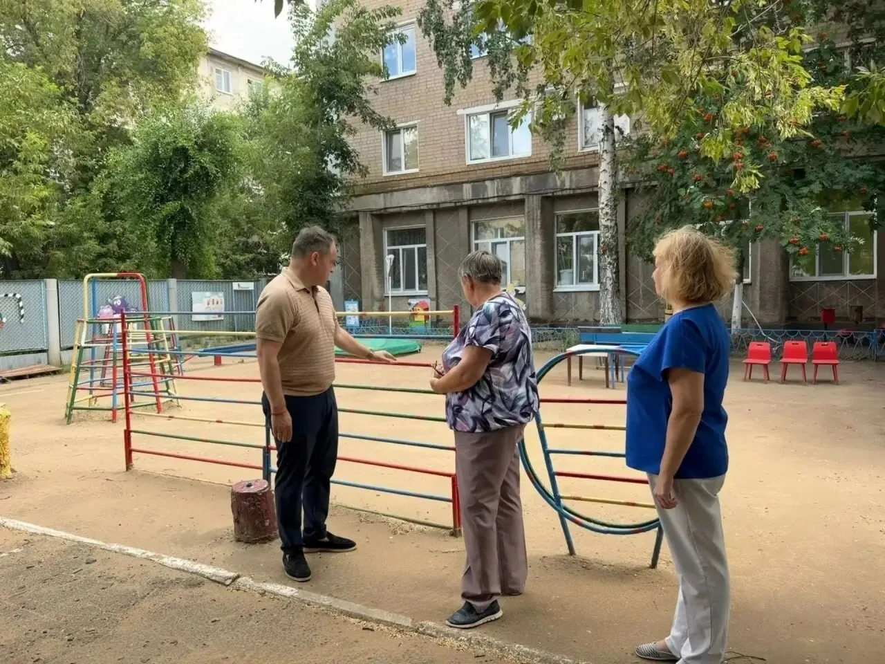В Оренбурге состоялась встреча с коллективом Детского сада №1.