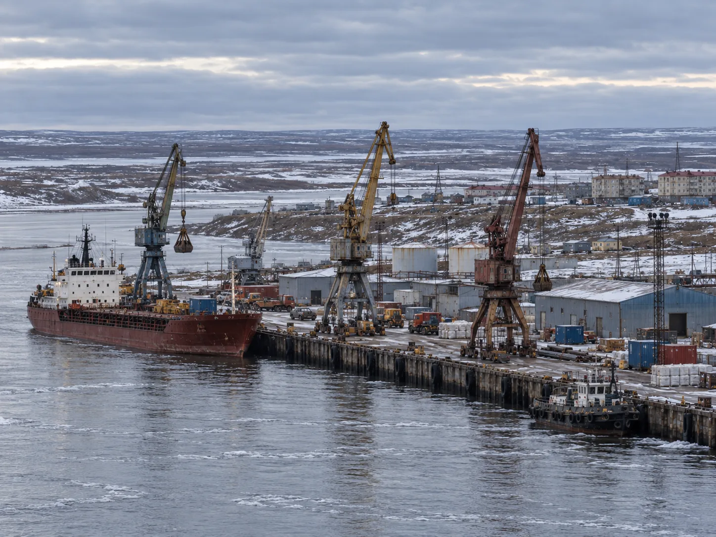 В порту Хатанги усилят готовность к авариям