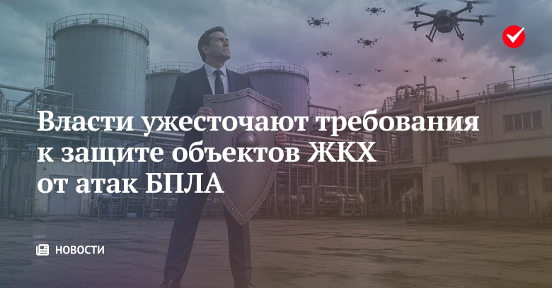 ⚡️ Власти усиливают требования к собственникам объектов ЖКХ по их защите от атак БПЛА.