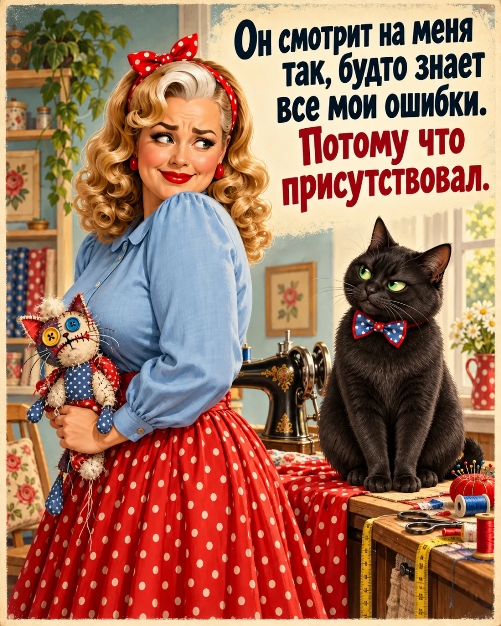 🐈 При коте даже глупость спокойно не сделаешь.