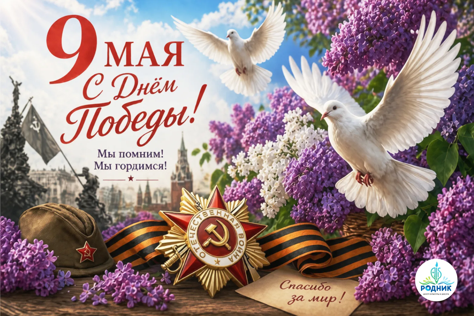 ❤🕊❤ Друзья! С Днём Великой Победы!