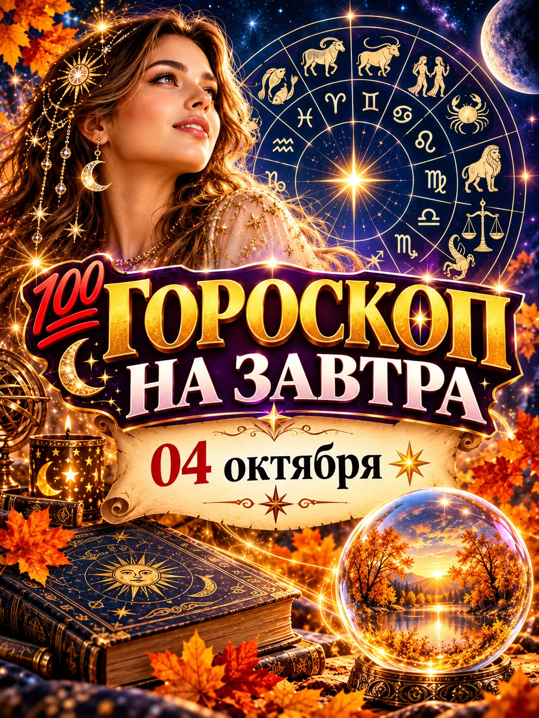 💯 Гороскоп на завтра 04 октября 🌟