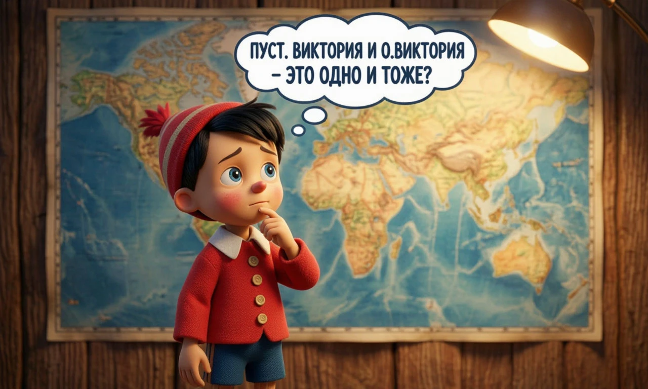Перепутать объекты в "Указателе географических названий" не составит труда.