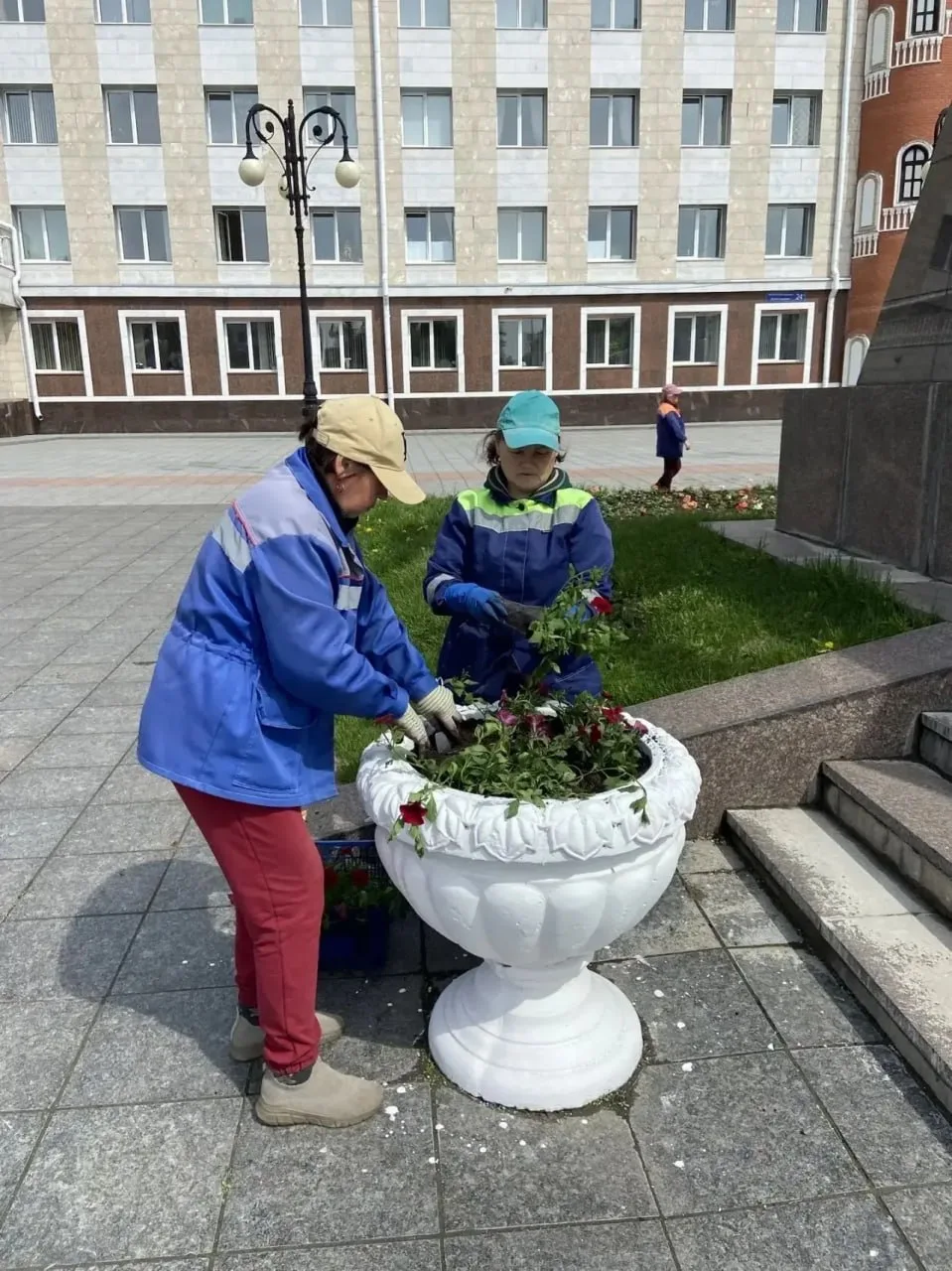Цветочные клумбы в Йошкар-Оле преобразились к летнему сезону  В преддверии преображения специалисты 